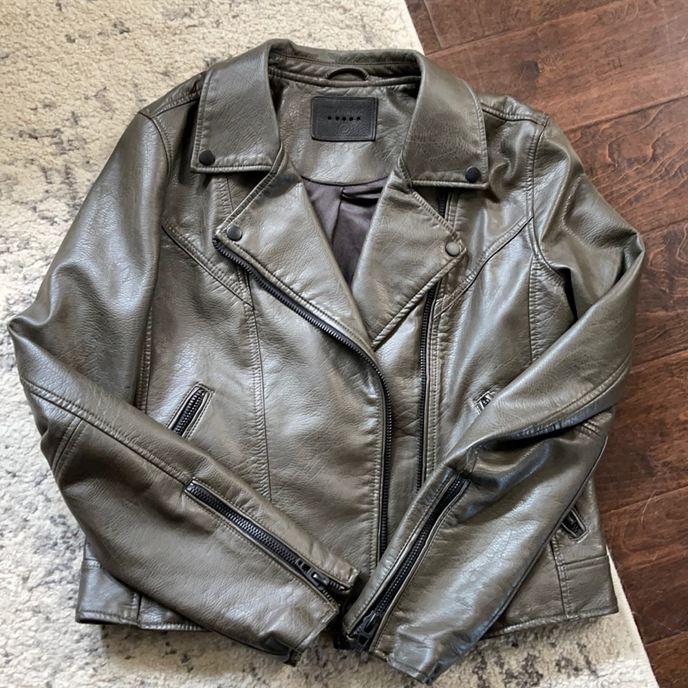 Army Green Moto Jacket